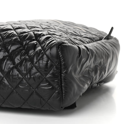 Chanel Nylon Quilted XL Coco Cocoon Backpack Black 7 of 8
