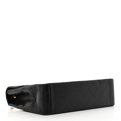 Chanel Lambskin Quilted XL Jumbo Single Flap Black 4 of 15