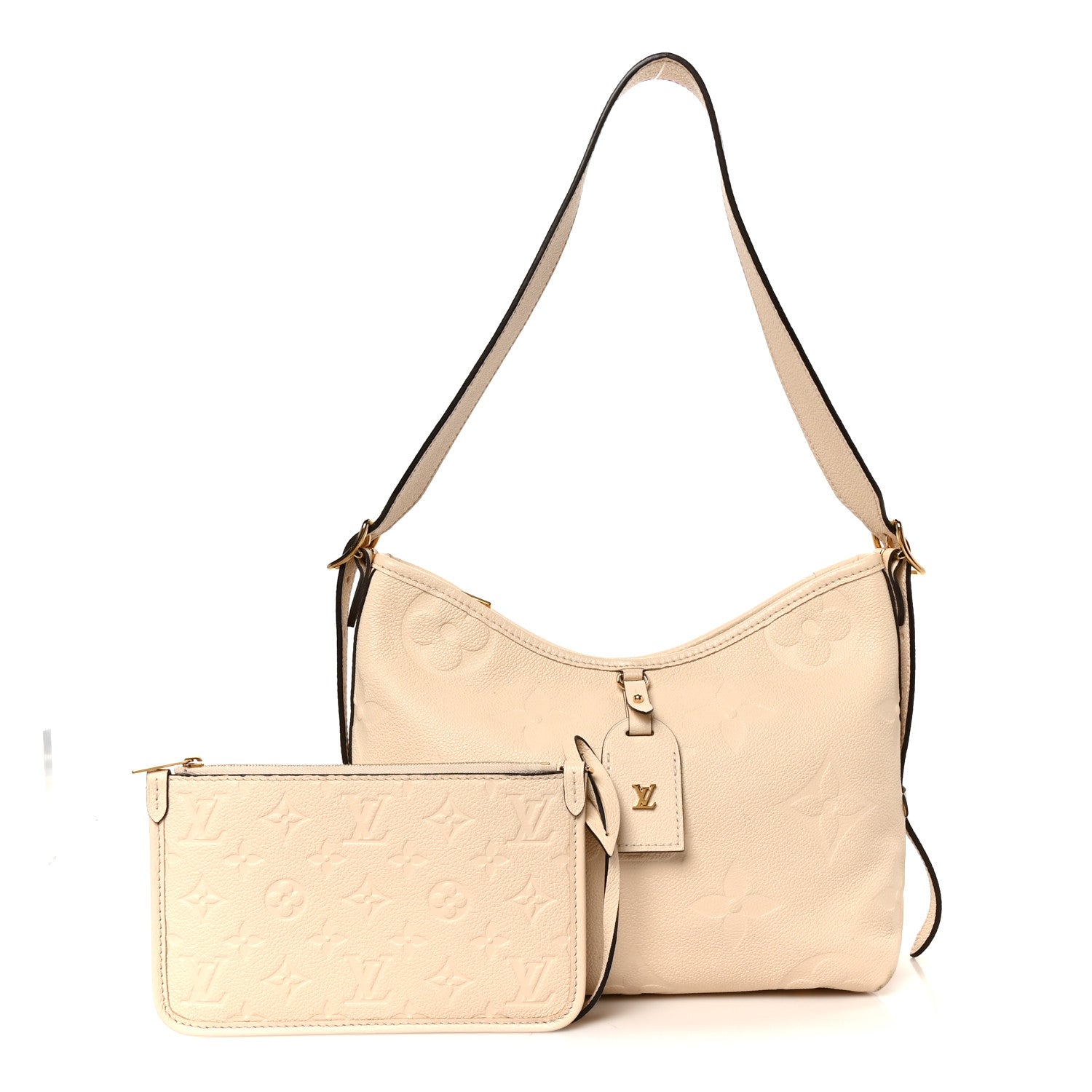 Louis Vuitton Empreinte Carryall PM Cream 3 of 12