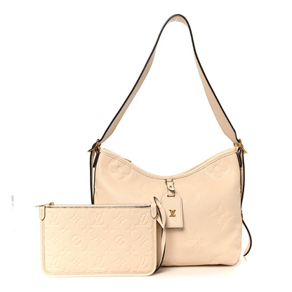 Louis Vuitton Empreinte Carryall PM Cream 3 of 12