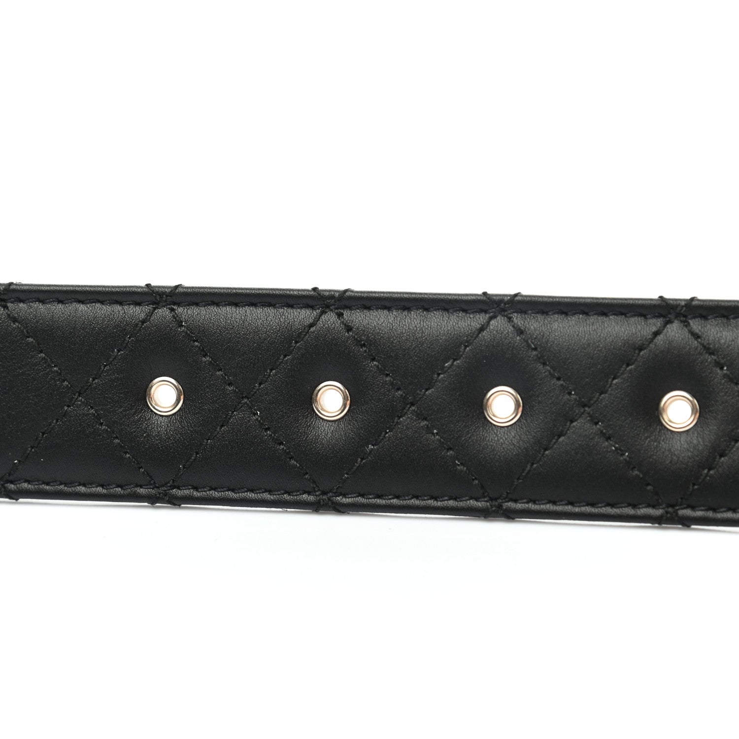 Chanel Lambskin Quilted CC Chain Belt 75 30 Black 5 of 14