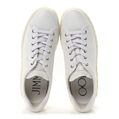 Jimmy Choo Nappa Diamond Light Platform Sneakers 41 White 2 of 8