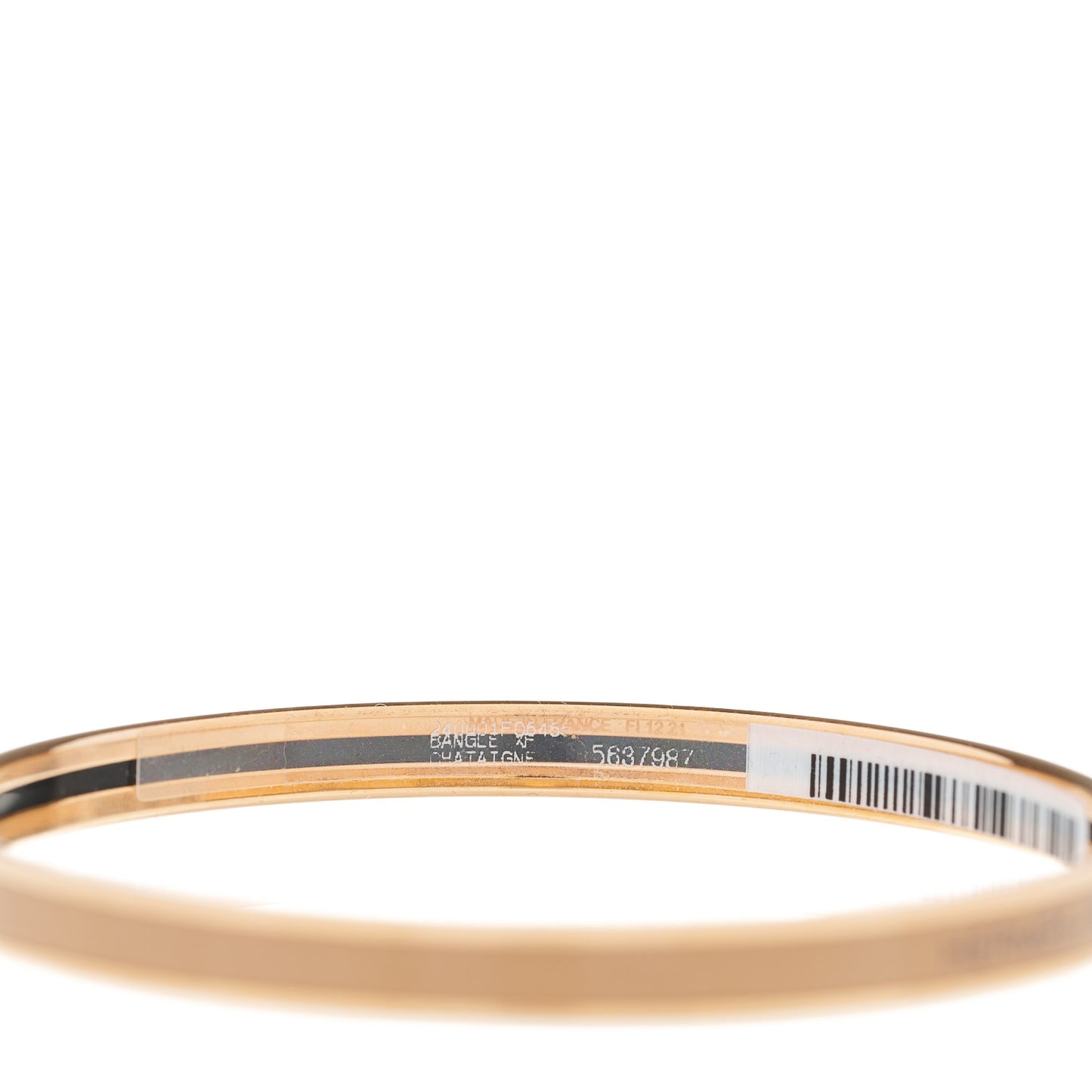 Enamel Uni Bangle 65 Chataigne