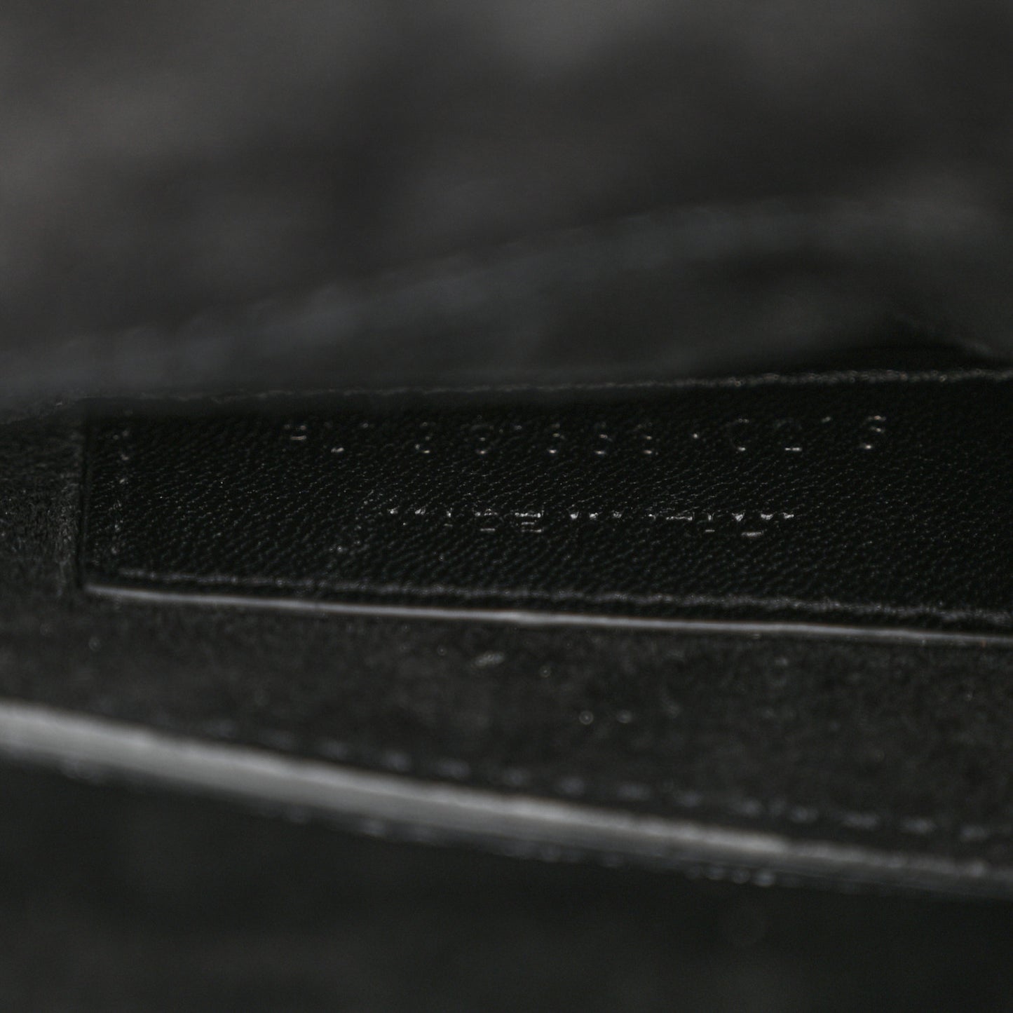 Suede Fringe Small Monogram Satchel Black