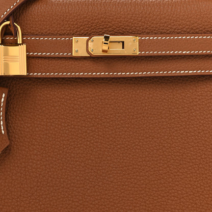 Hermes Togo Kelly Retourne 25 Gold 8 of 11