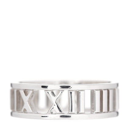 Tiffany Sterling Silver Wide Atlas Open Ring 55 7.25 1 of 4