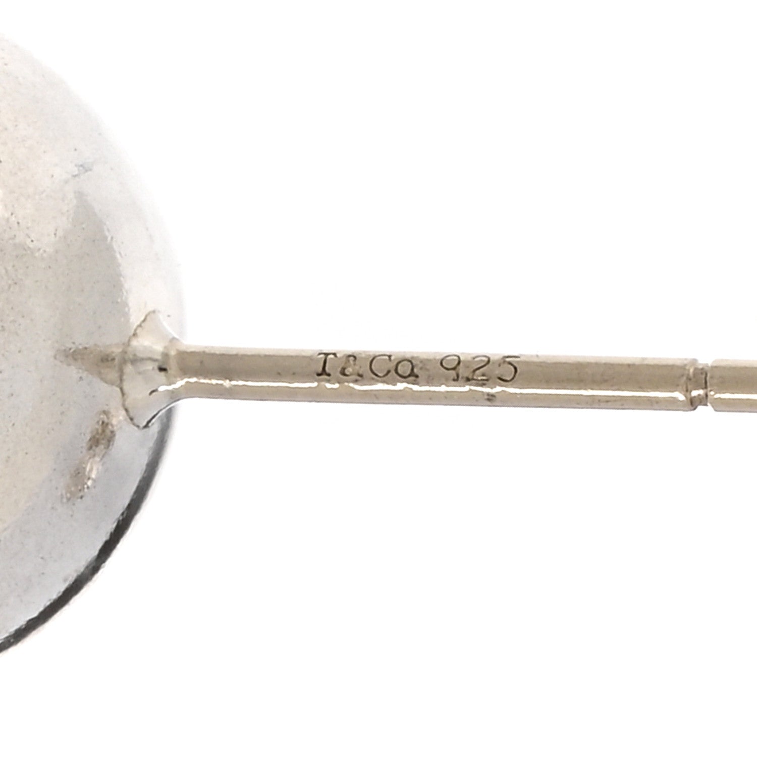 Tiffany Sterling Silver 10mm Hardwear Ball Earrings 4 of 4