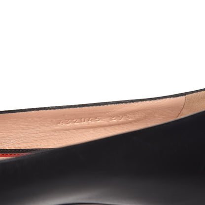 Gucci Calfskin Web Ballerina Flat 39.5 Black 8 of 9