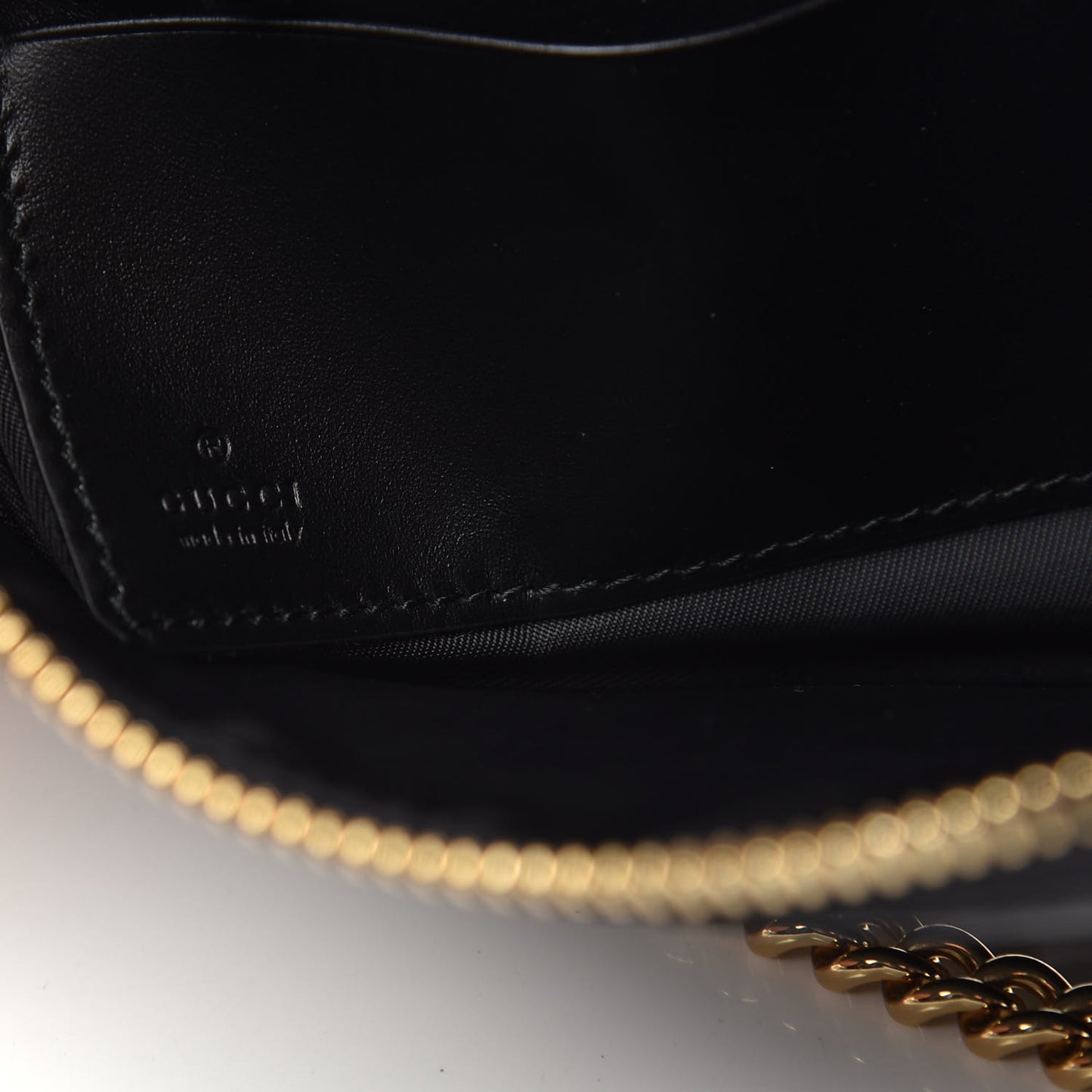 Guccissima Signature Wrist Wallet Black