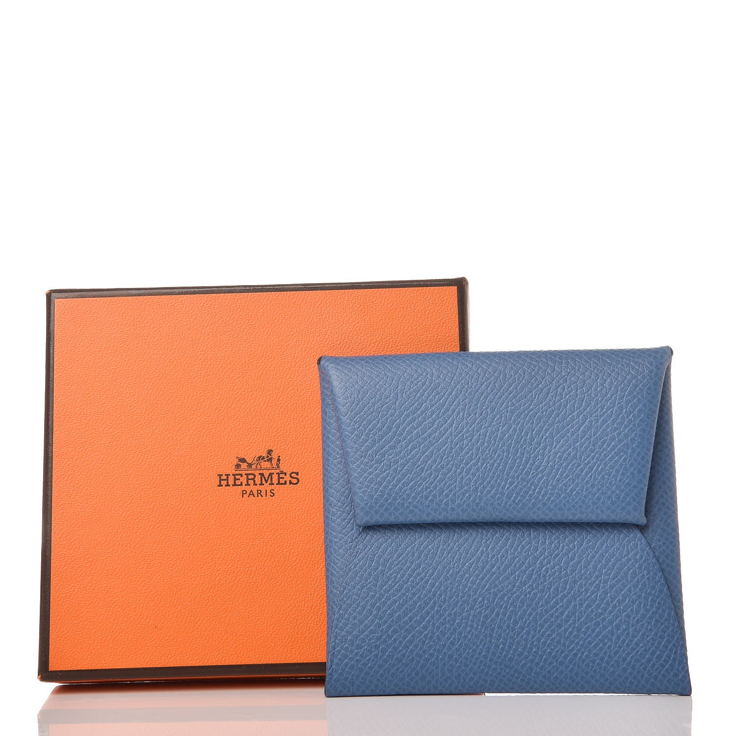 Hermes Epsom Bastia Coin Purse Bleu Azur 8 of 8