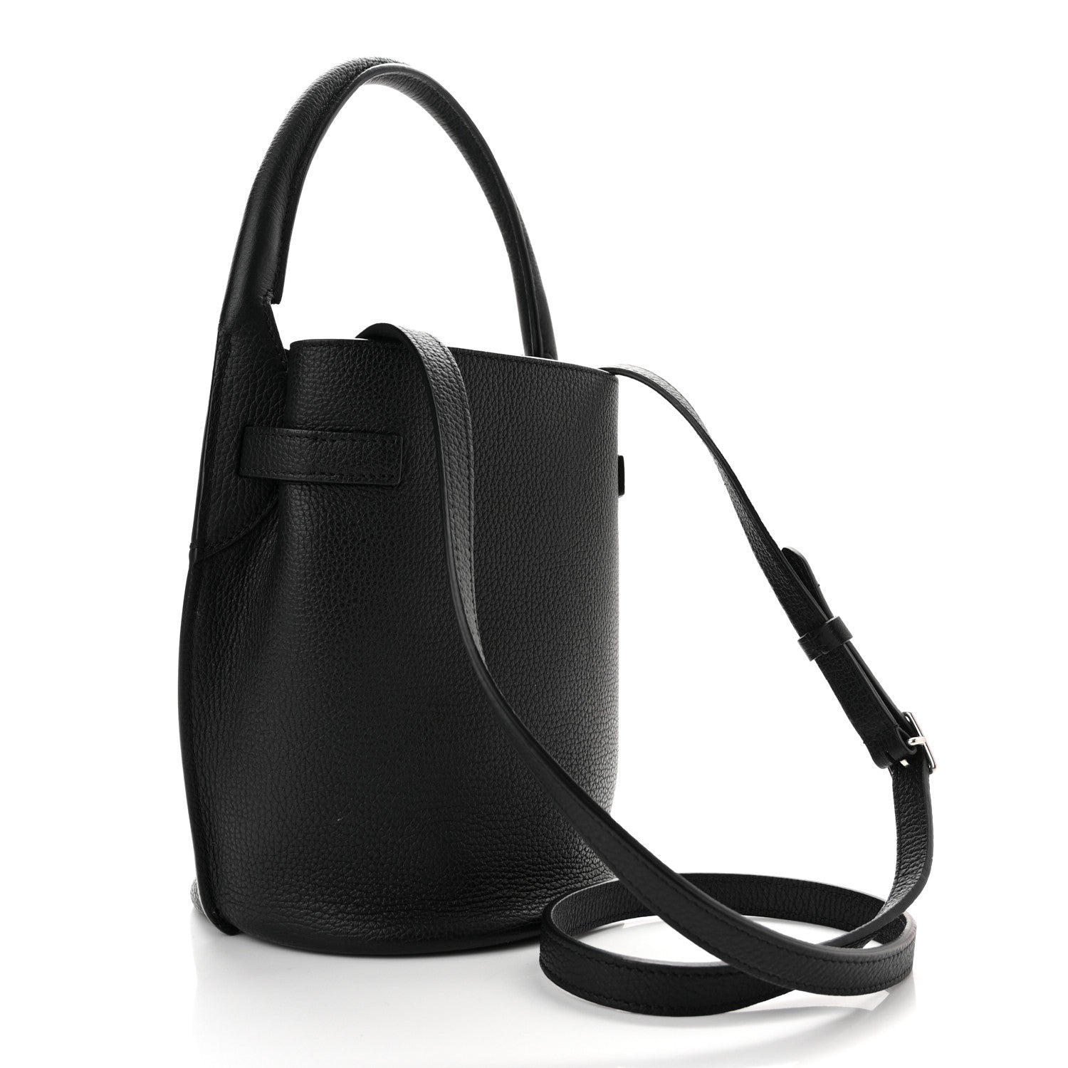 Celine Supple Grained Calfskin Nano Big Bag Bucket Black 3 of 9