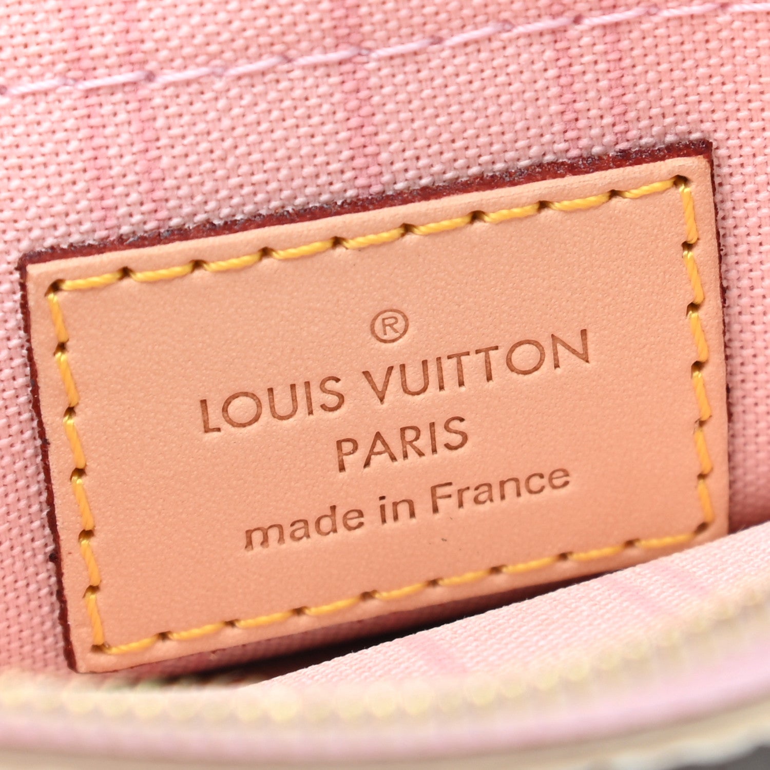 Louis Vuitton Damier Azur Neverfull MM GM Pochette Rose Ballerine 6 of 7