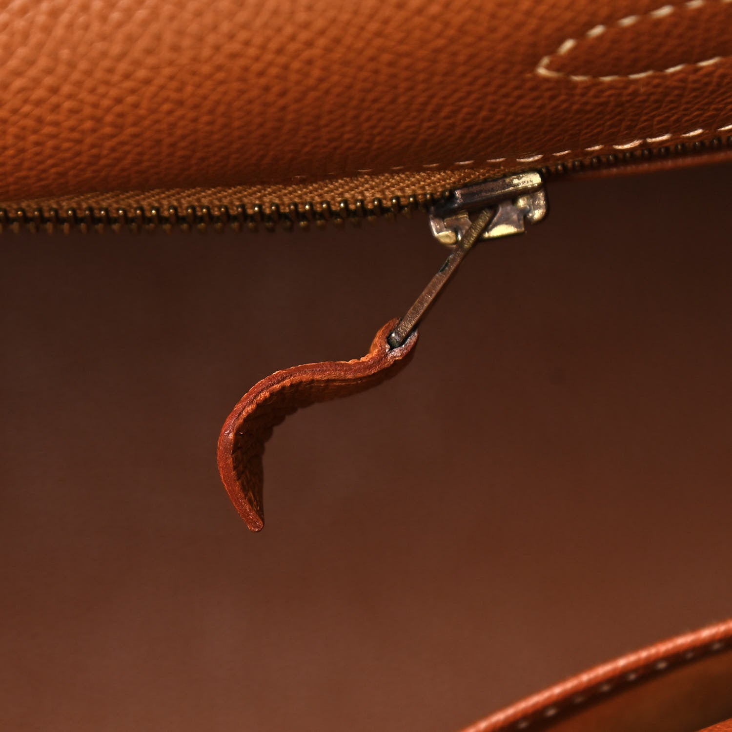 Hermes Courchevel Kelly Retourne 32 Gold 12 of 12