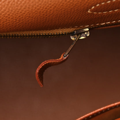 Hermes Courchevel Kelly Retourne 32 Gold 12 of 12