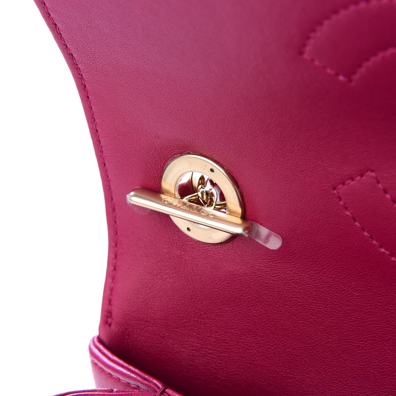 Chanel Lambskin Quilted Small Trendy CC Dual Handle Bag Dark Pink 7 of 10
