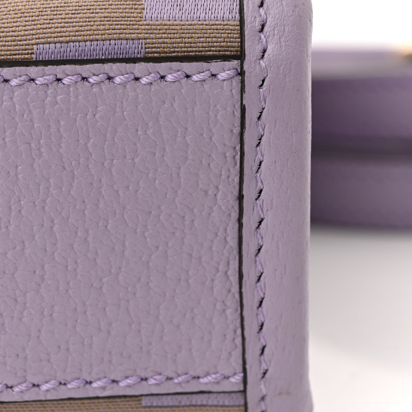 Monogram Jumbo GG Textured Dollar Calfskin Mini Tote Bag Beige Lapis