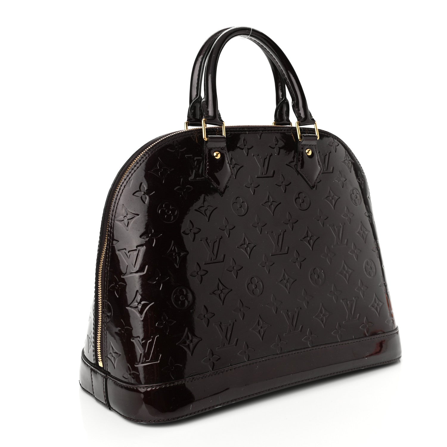 Louis Vuitton Vernis Alma PM Amarante 3 of 10