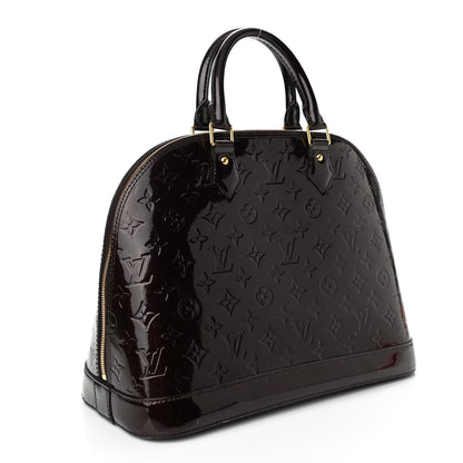 Louis Vuitton Vernis Alma PM Amarante 3 of 10