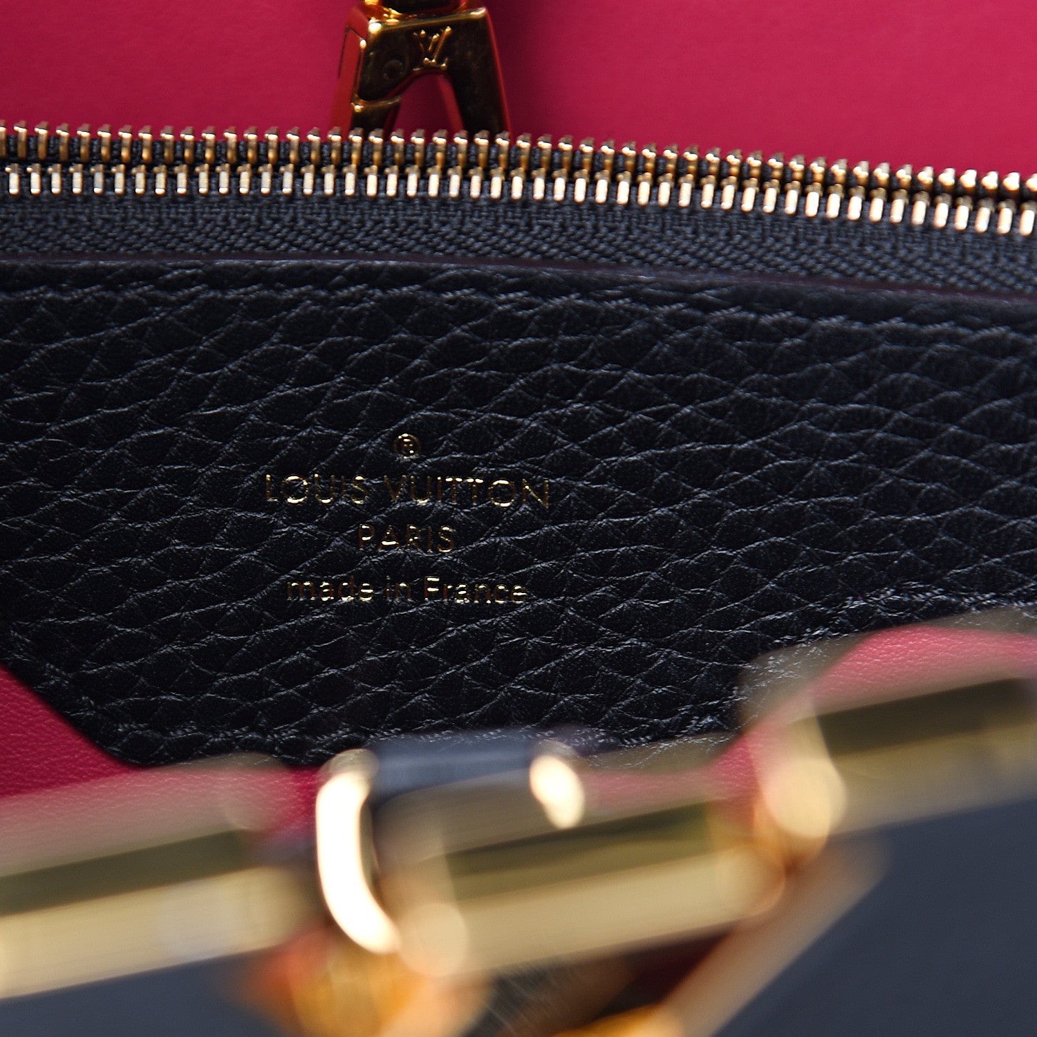 Louis Vuitton Taurillon Capucines GM Black 5 of 12