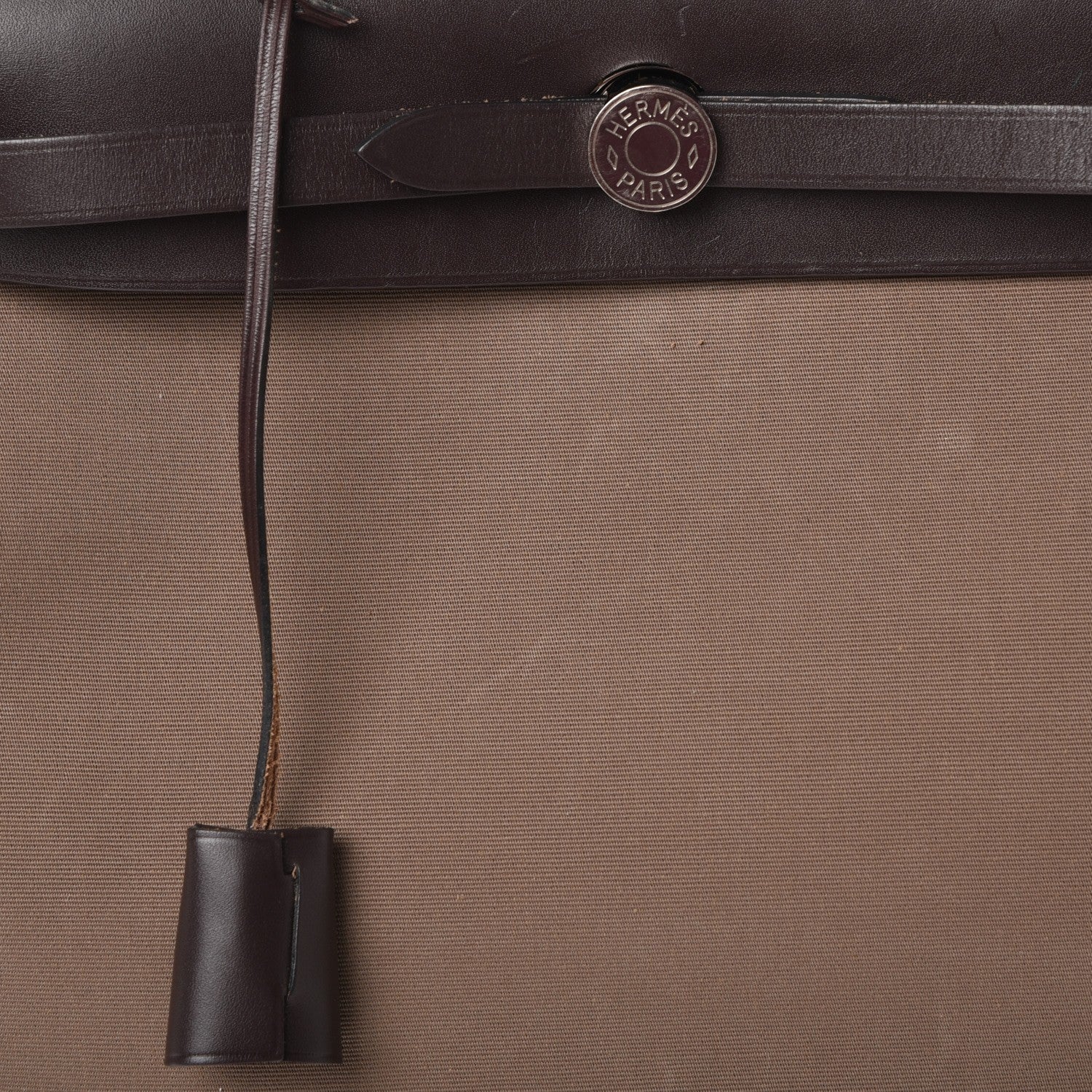 Hermes Vache Hunter Toile Herbag Zip 31 PM Etoupe Ebene 11 of 14