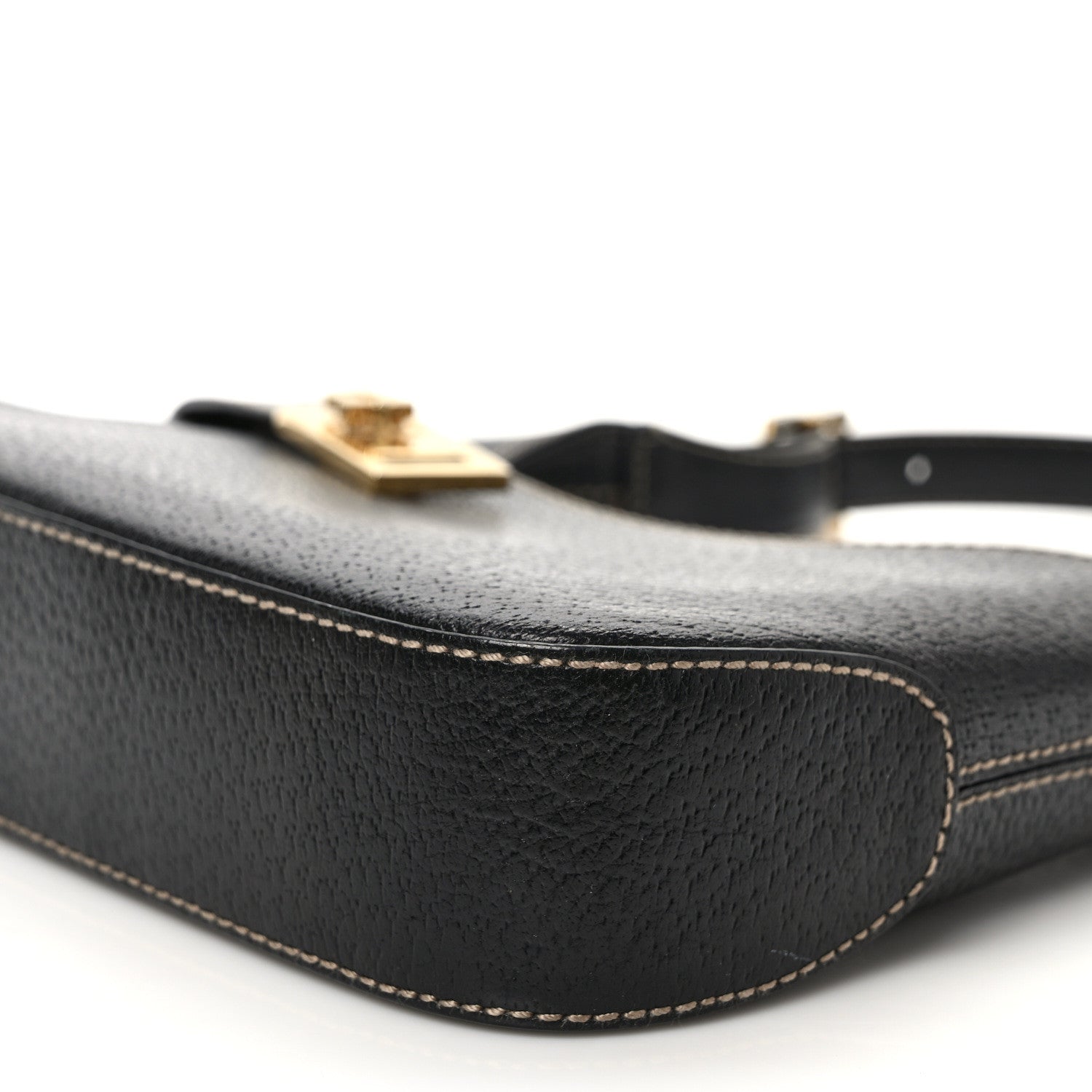 Salvatore Ferragamo Pigskin Gancini Hobo Black 8 of 8