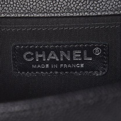 Chanel Caviar Quilted Medium Boy Flap Black 7 of 10