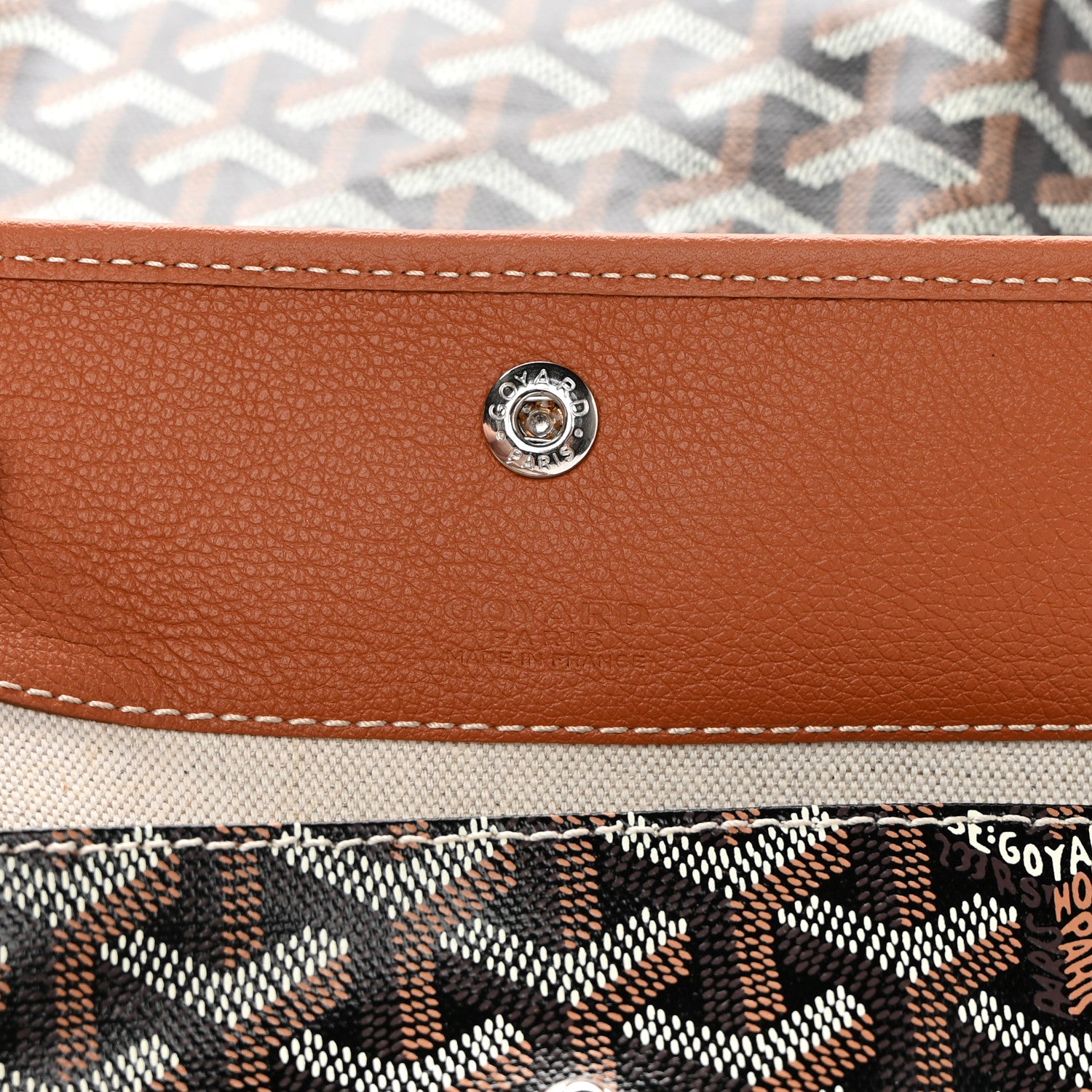Goyard Goyardine Saint Louis GM Black Gold 7 of 11