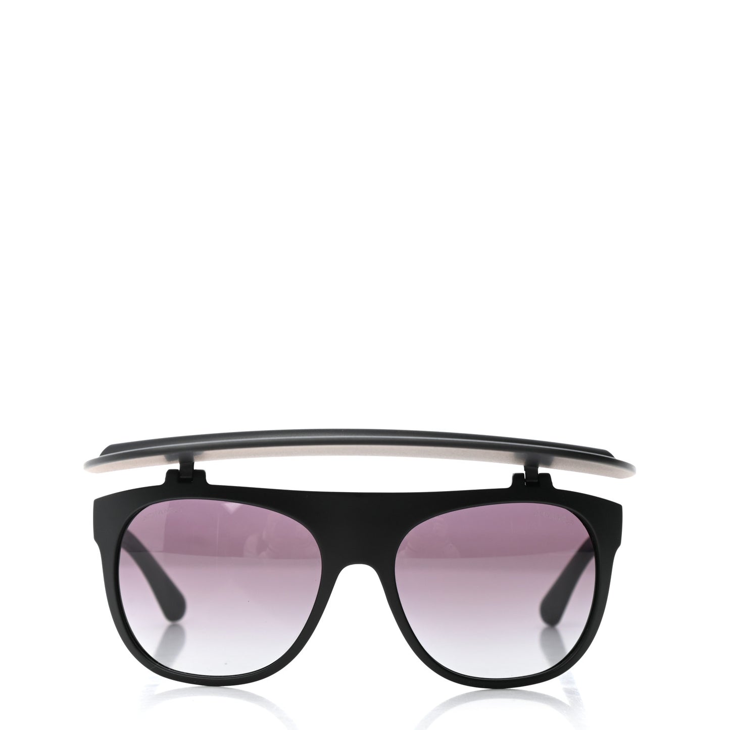Acetate Visor Sunglasses 71046 Matte Black