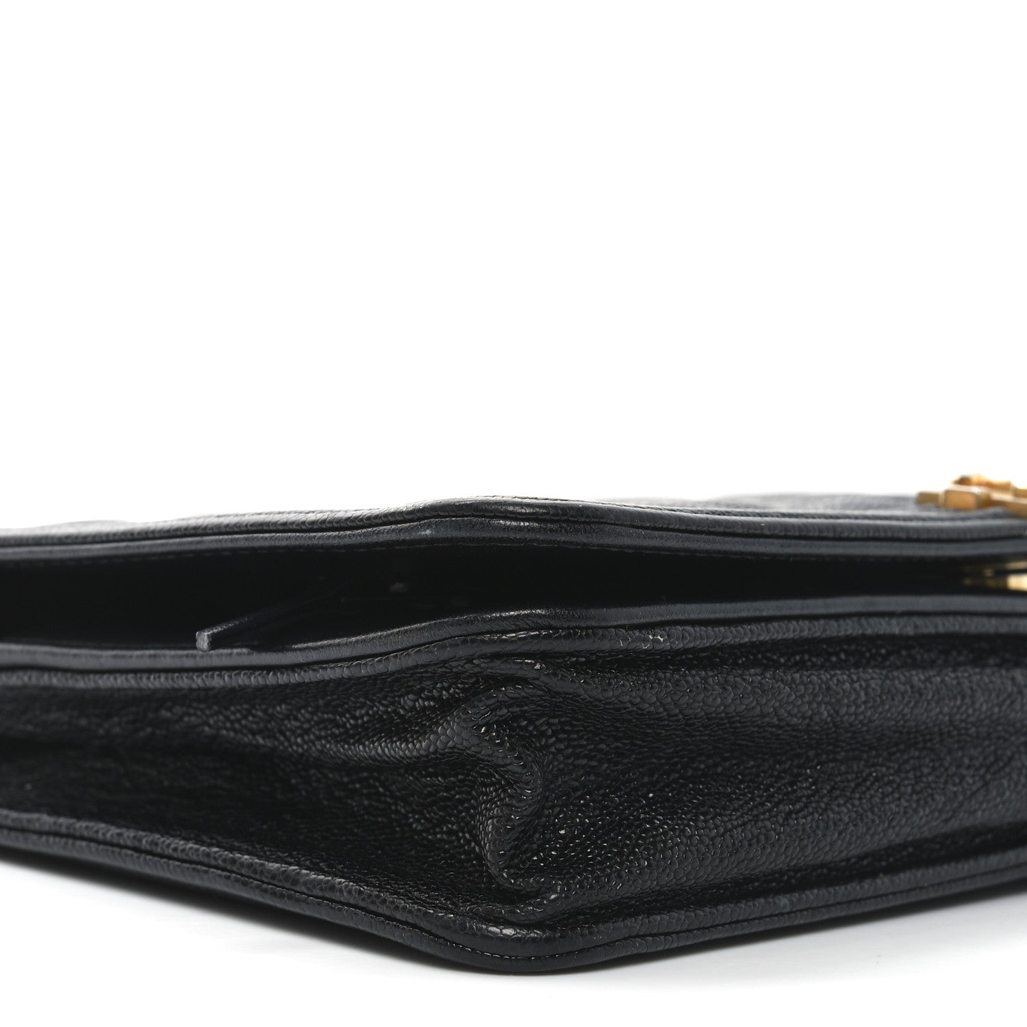 Chanel Caviar Quilted Boy Wallet On Chain WOC Black 9 of 10