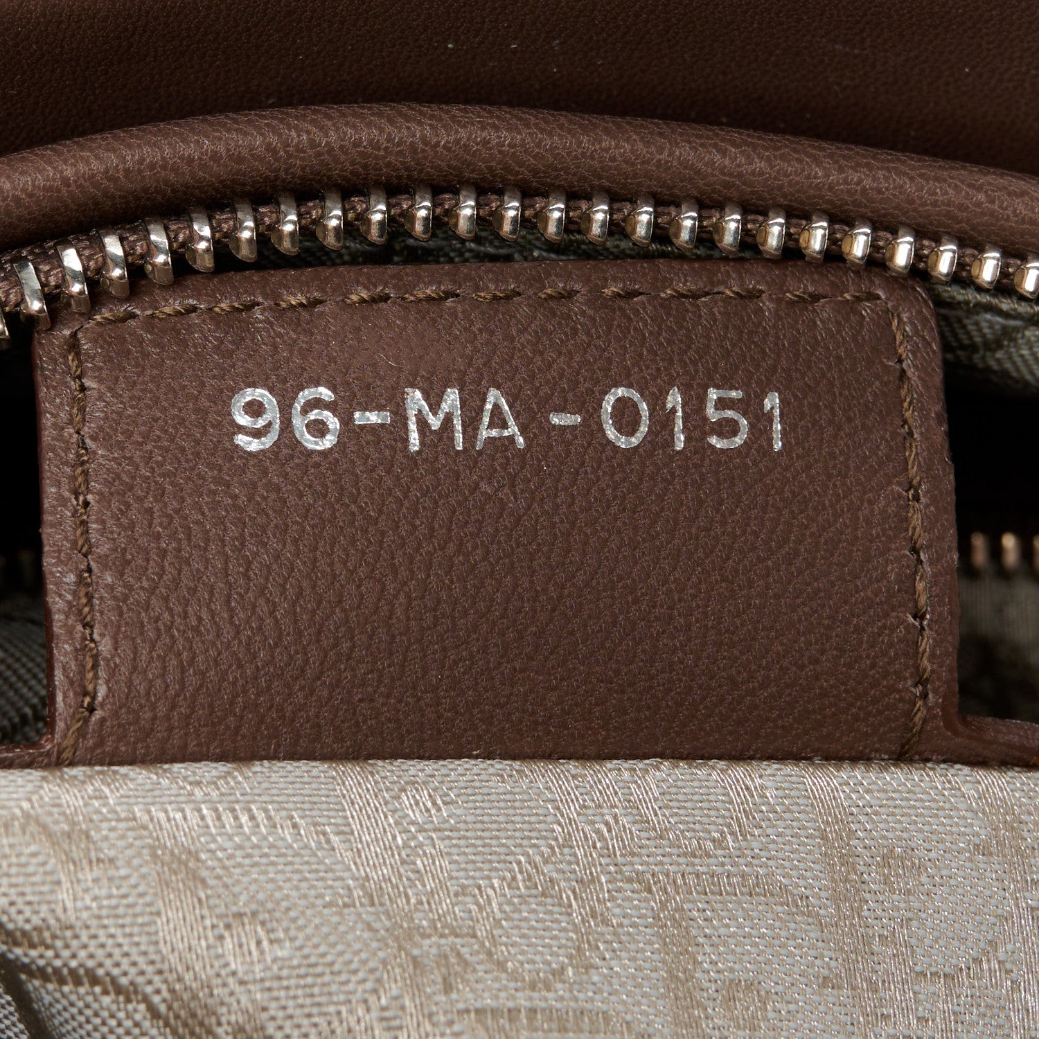 Christian Dior Lambskin Cannage Medium Lady Dior Brown 7 of 11