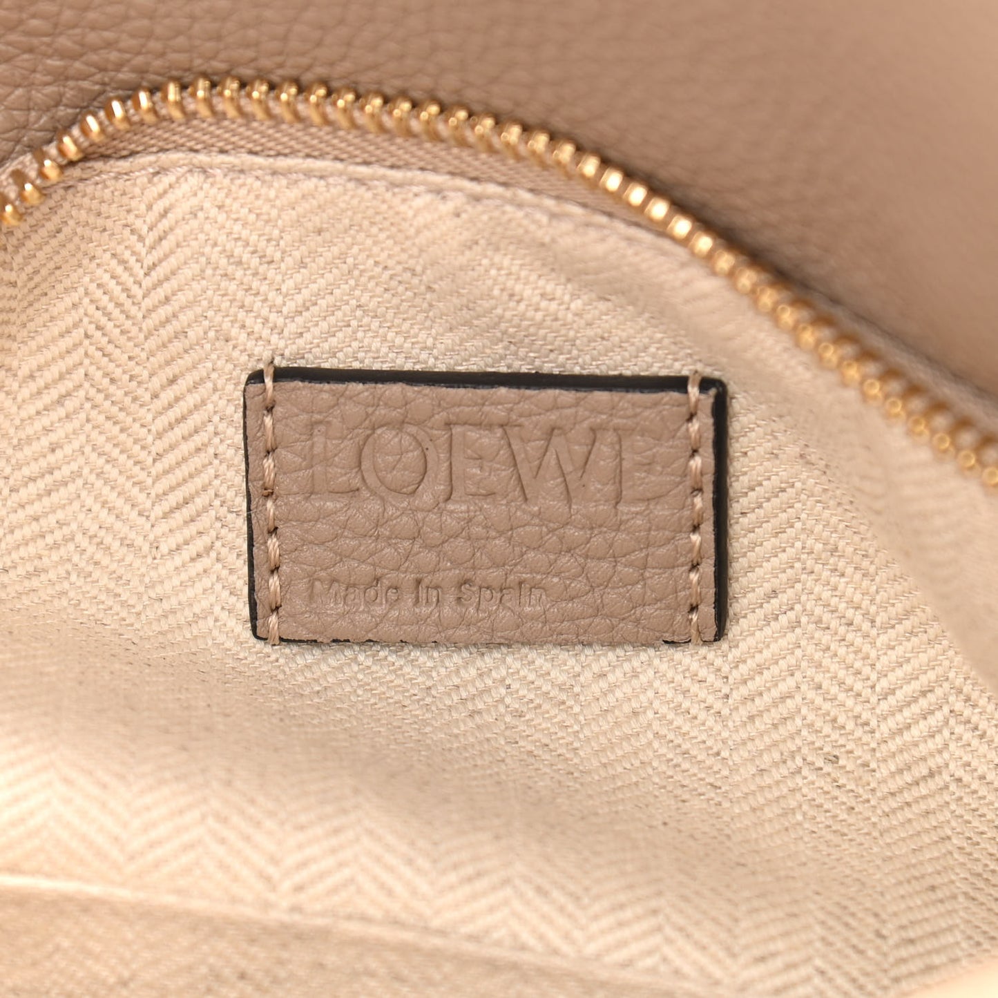 Calfskin Small Puzzle Bag Sand