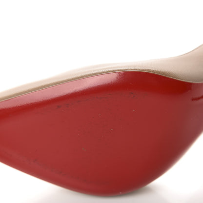 Christian Louboutin Kid Iriza 100 Pumps 35 Beige 9 of 11