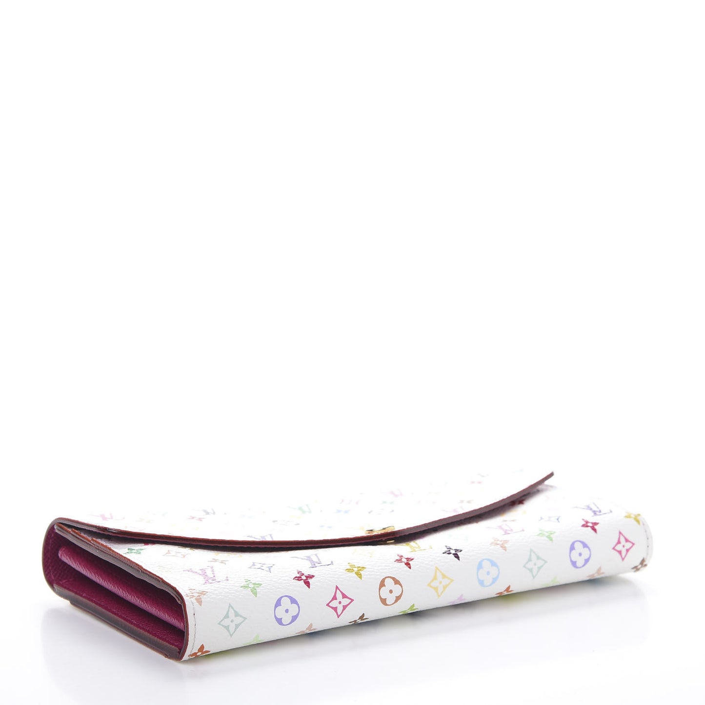 Monogram Multicolor Sarah Wallet NM White Eglantine