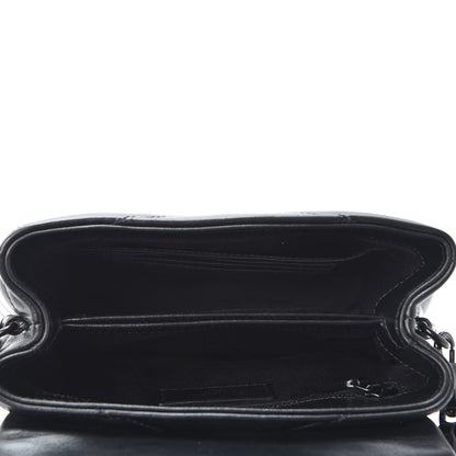 Saint Laurent Calfskin Y Quilted Monogram Toy Loulou Crossbody Bag Black 4 of 10