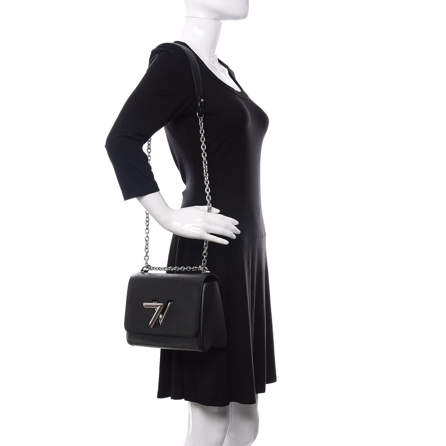 Epi Twist Shoulder Bag MM Black