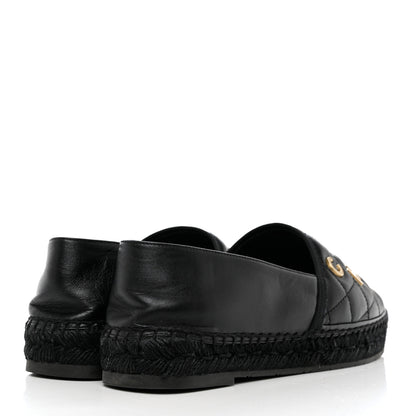 Chanel Lambskin Quilted CC Logo Espadrilles 41 Black 4 of 10
