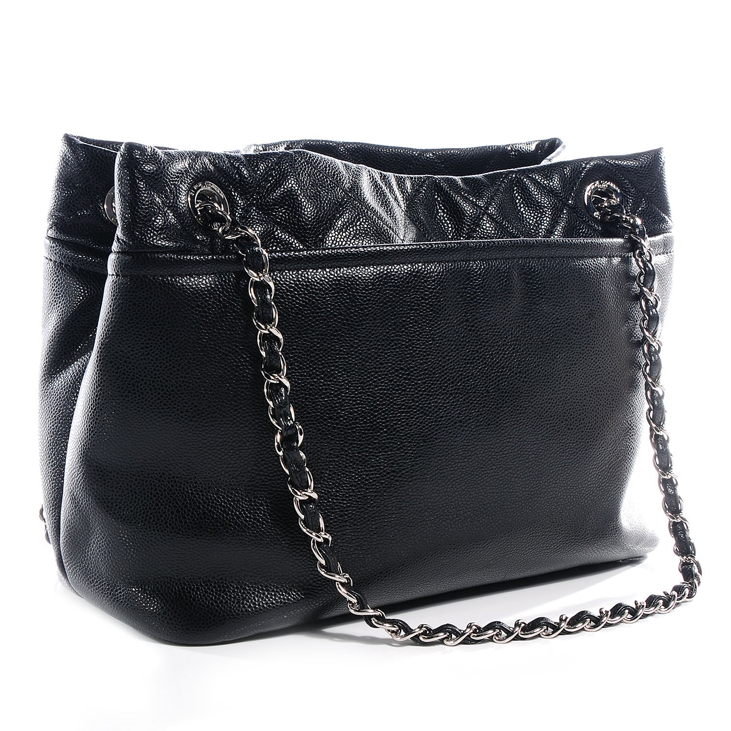 Chanel Caviar CC Timeless Tote Black 3 of 7