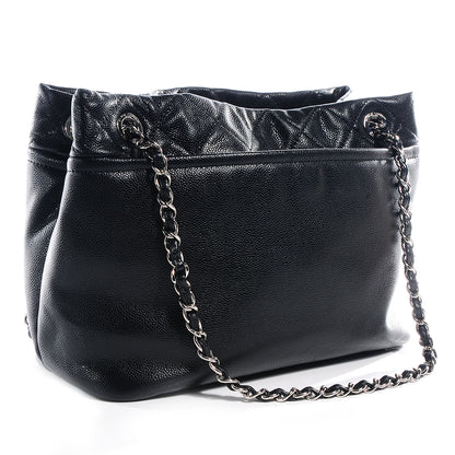 Chanel Caviar CC Timeless Tote Black 3 of 7