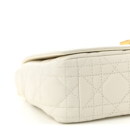 Christian Dior Lambskin Cannage Small Caro Bag Ivory 9 of 11