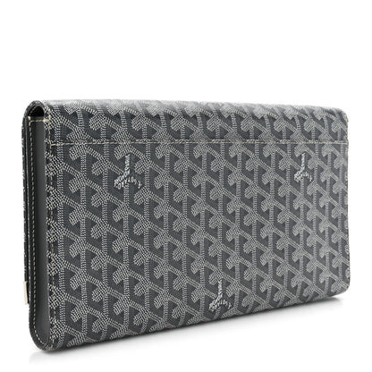 Goyard Goyardine Monte Carlo Bois Clutch Grey 3 of 11