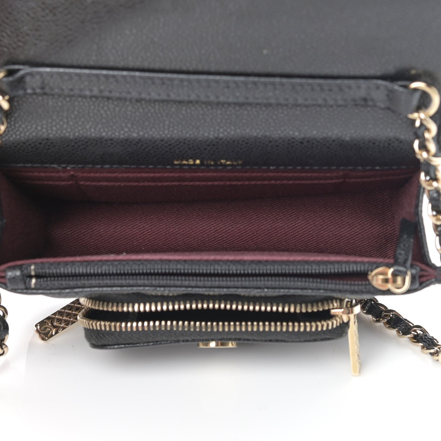 Chanel Caviar Quilted Business Affinity Clutch With Chain Black 5 of 12