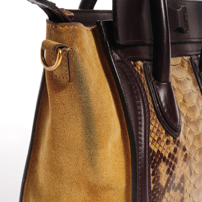 Celine Python Suede Nano Tri-Color Luggage 9 of 9
