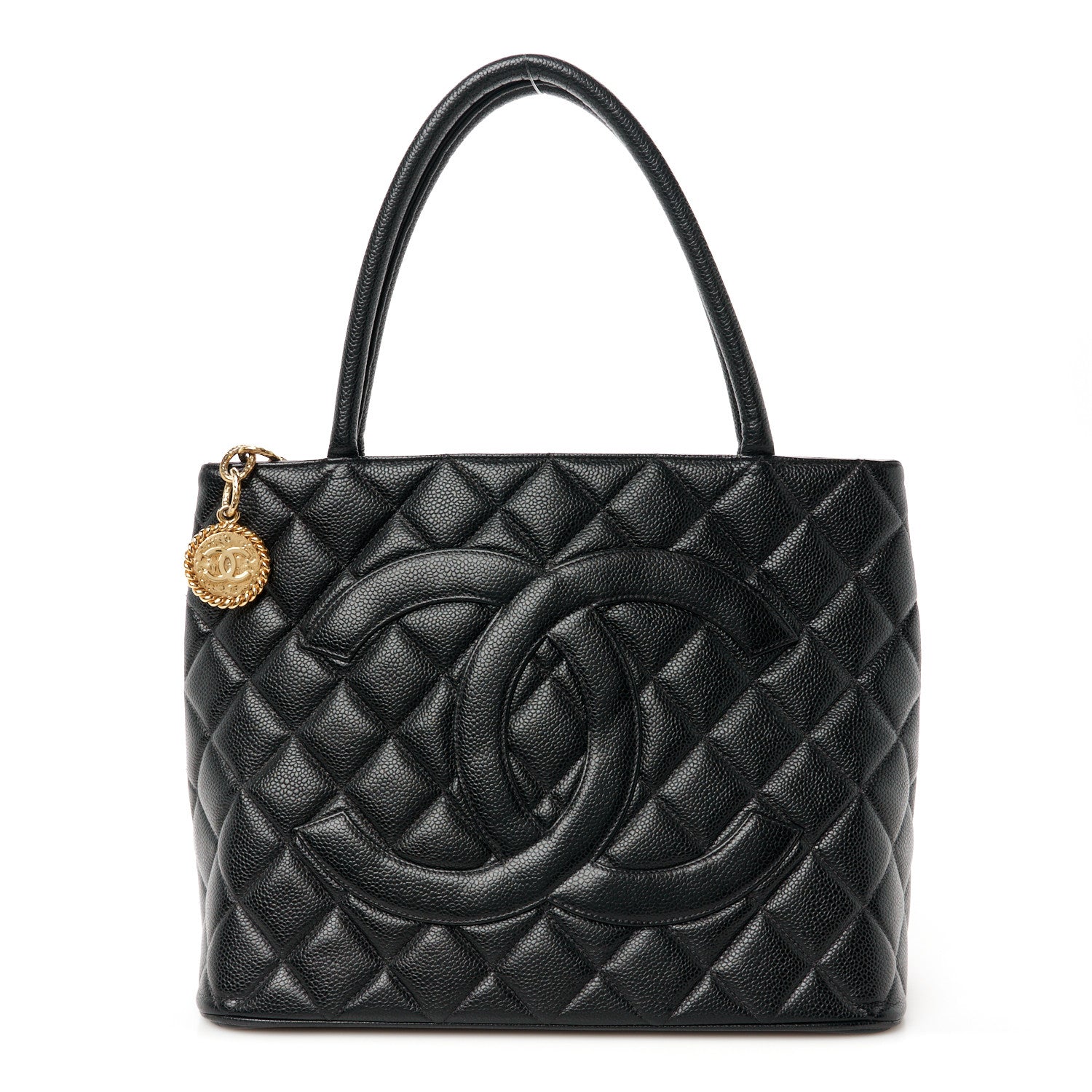 Chanel Caviar Quilted Medallion Tote Black 1 of 11