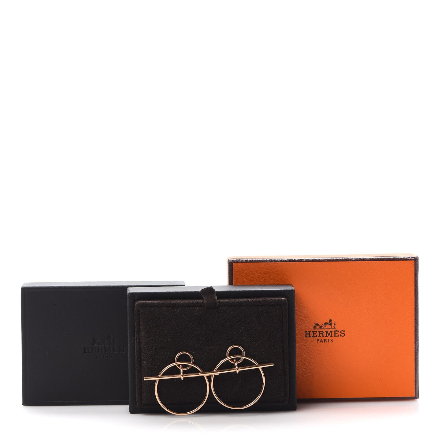 18K Rose Gold PM Loop Earrings