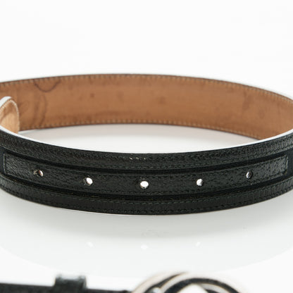 Gucci Monogram Interlocking G Belt 80 32 Black 5 of 7