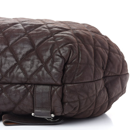 Chanel Iridescent Calfskin Quilted In The Mix Backpack Brown 9 of 10