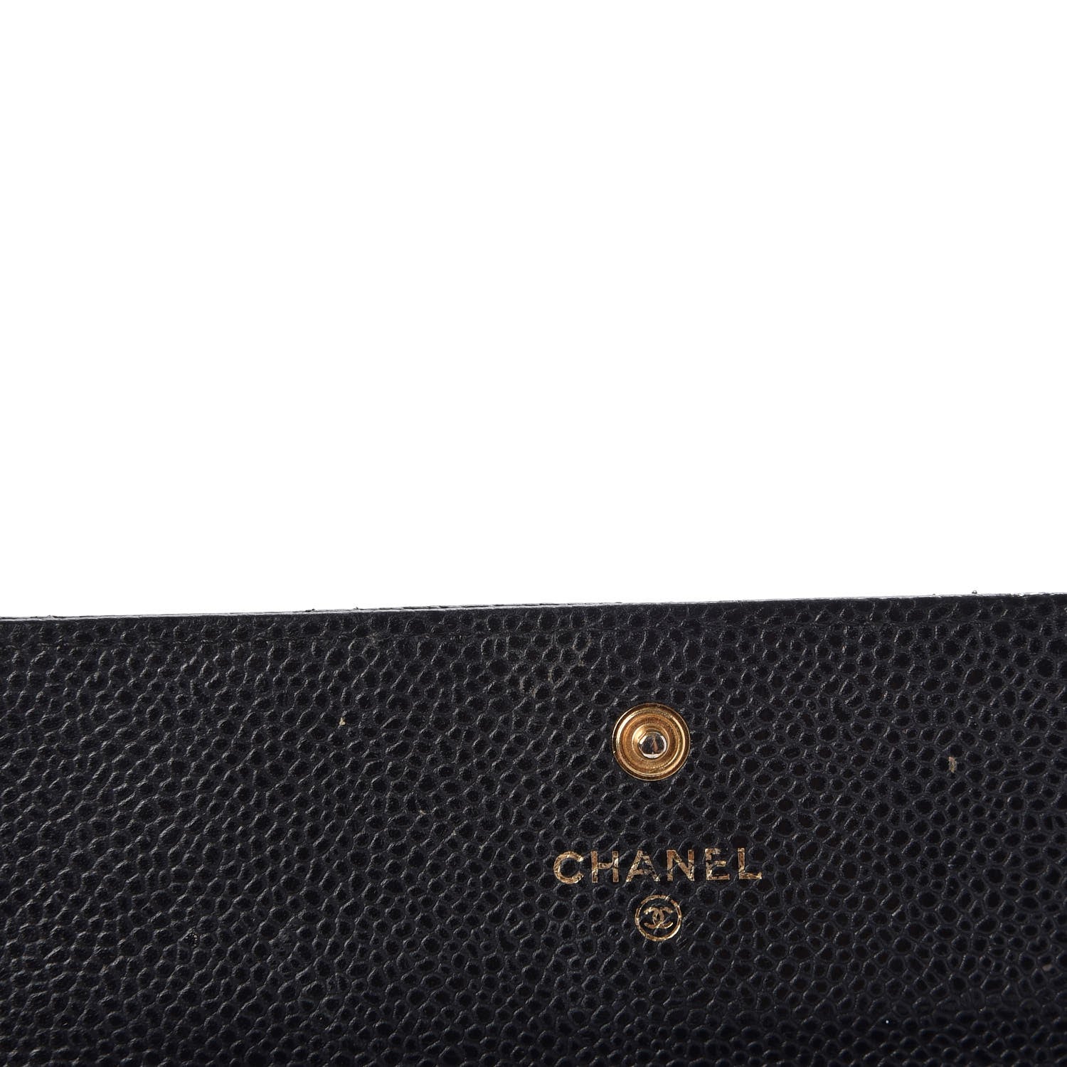Chanel Caviar Quilted Large Gusset Flap Wallet Black 11 of 16