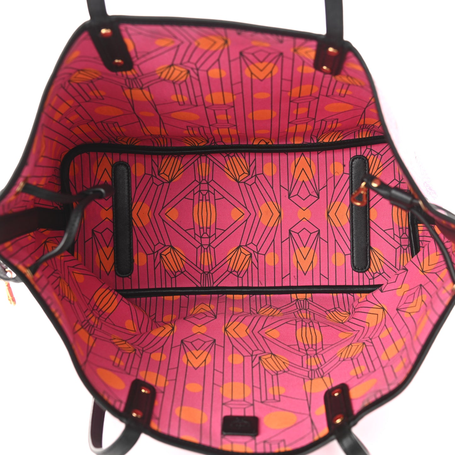 Visetos Medium Reversible Liz Shopper Tote Pink