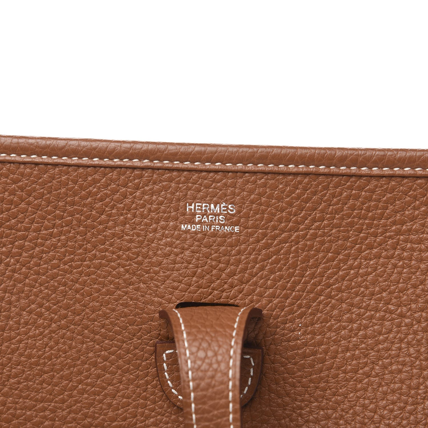 Hermes Taurillon Clemence Evelyne III PM Gold 5 of 10