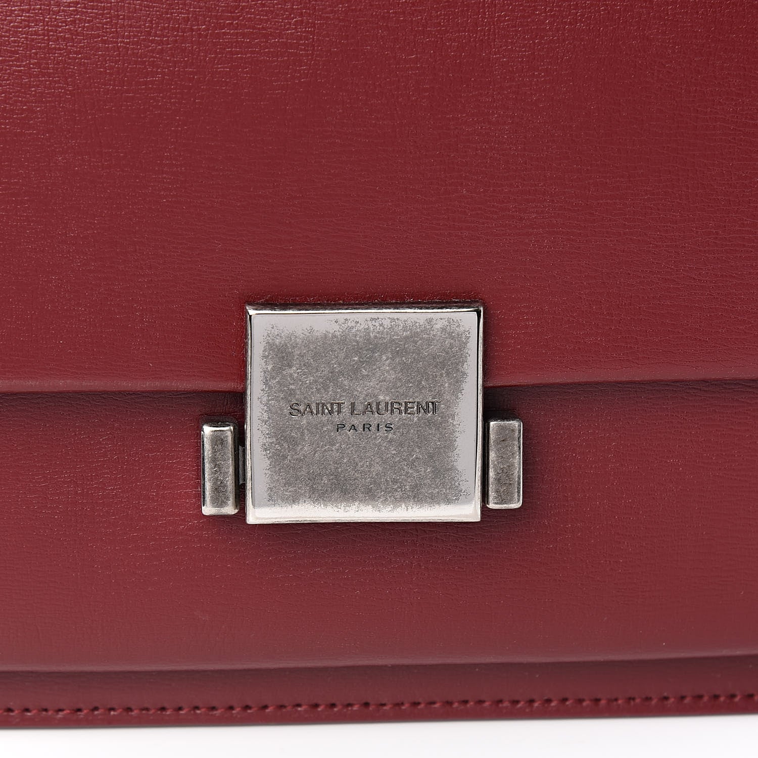 Saint Laurent Calfskin Medium Bellechasse Satchel Palissandre 10 of 10